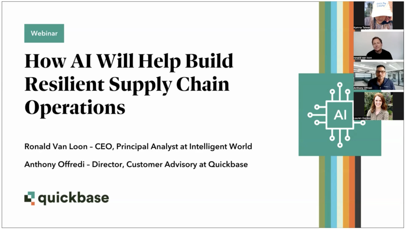How AI will help build resilient supply chain operations