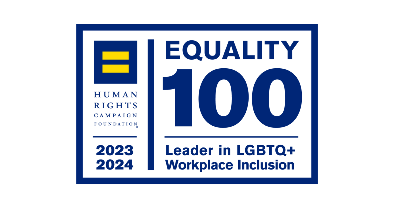Quickbase scored 100 in the Human Rights Campaign's Corporate Equality Index of 2023-2024